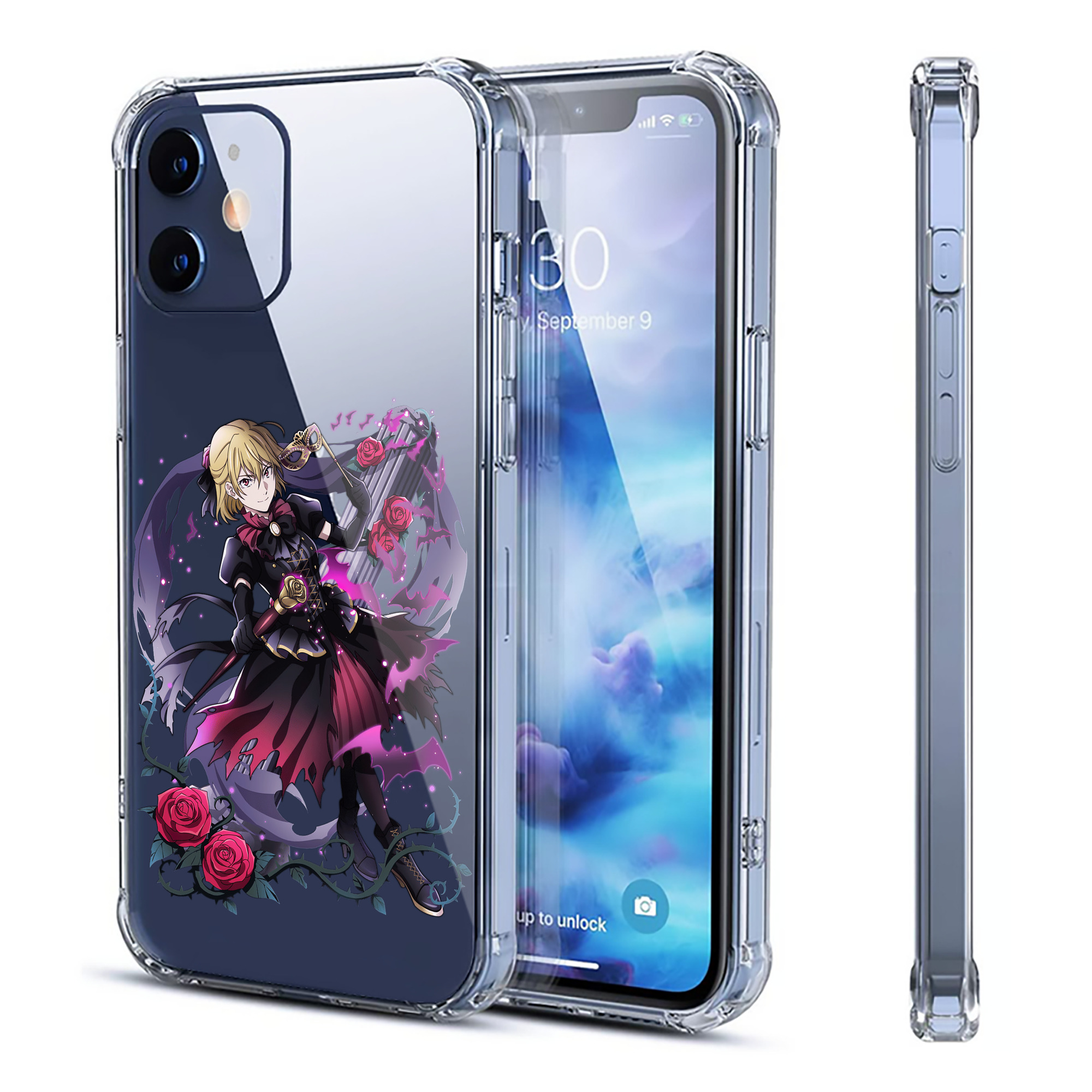 （画像用） 文豪ストレイドッグス Bungo Stray Dogs 【iPhone 12シリーズ対応】透明スマホケース（クリアソフトケース）